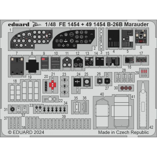 1/48 Martin B-26B Marauder Detail set for ICM kits