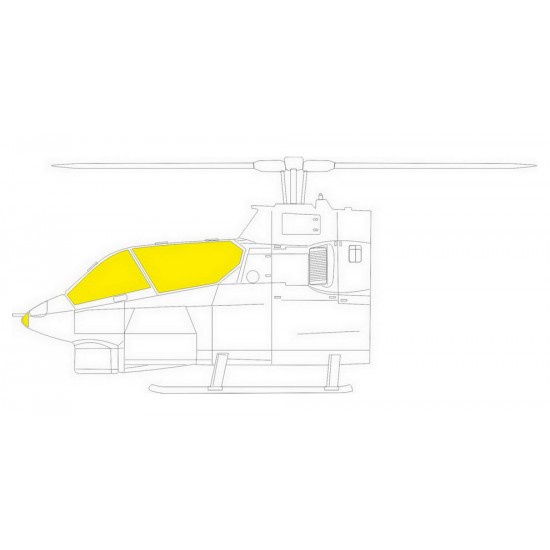 1/32 Bell AH-1G Cobra Paint Masking for ICM kits