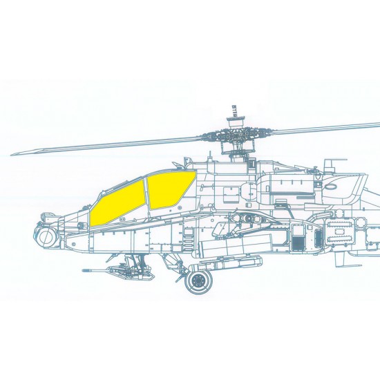 1/35 Boeing AH-64A Apache Early Masks for Trumpeter kits