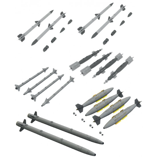 1/48 F-35C Armament Detail Parts for Tamiya kits