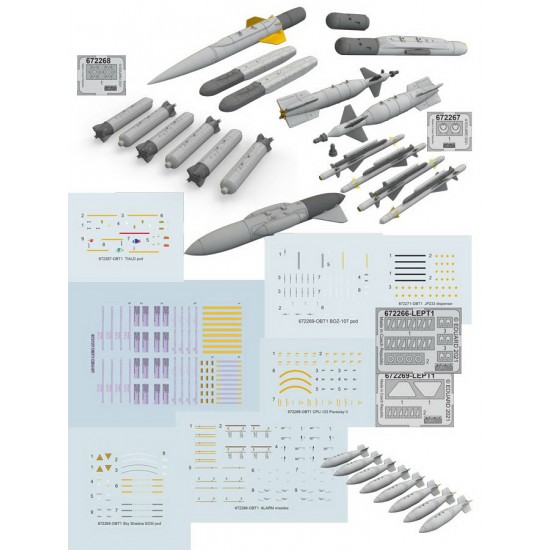 1/72 Panavia Tornado GR.1/GR.4 Armament Super Detail Set for Revell kits