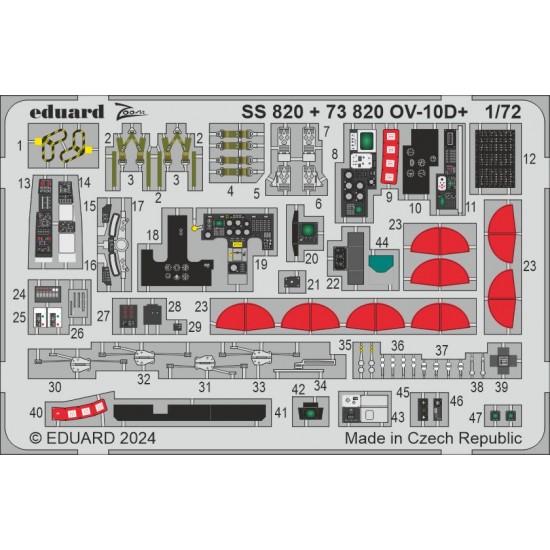 1/72 OV-10D+ Bronco Detail Parts for ICM kits