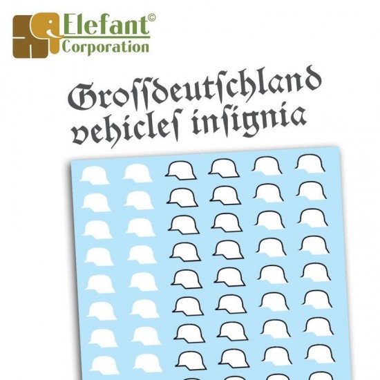 Decals for 1/35 Grossdeutschland Vehicles Insignia