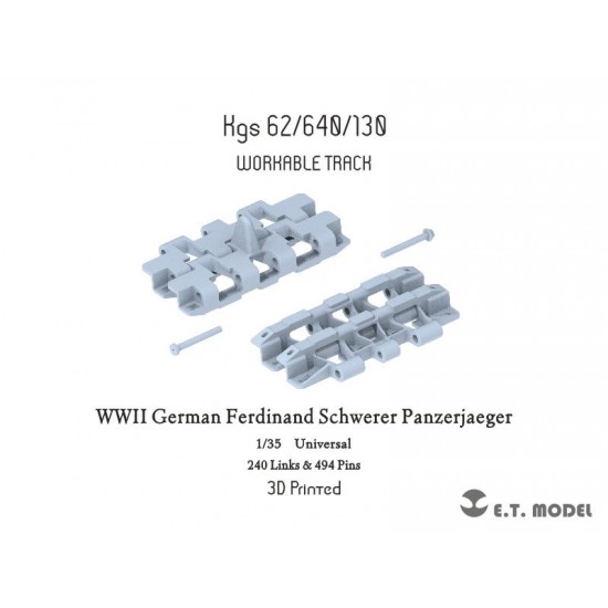 1/35 WWII German Ferdinand Schwerer Panzerjaeger Workable Track (3D Printed)