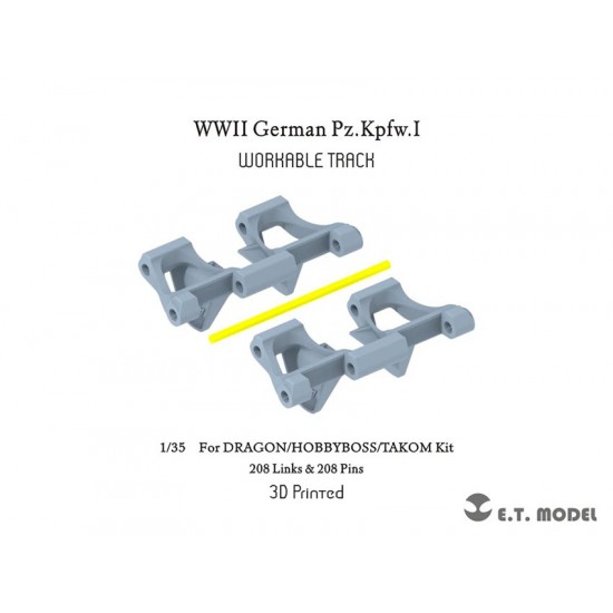 1/35 WWII German Pz.Kpfw.I Workable Track for Dragon/Hobby Boss/Takom kits