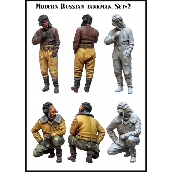 1/35 Modern Russian Tankman Set #2 (2 Figures)