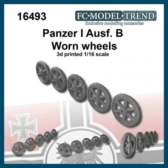 1/16 Panzer I Ausf. B Worn Wheels