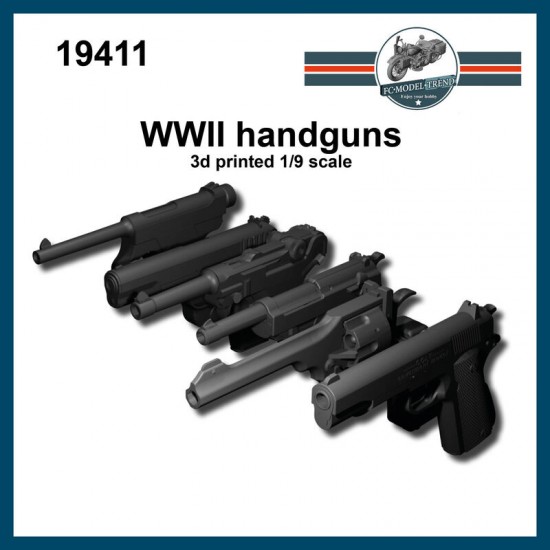 1/9 WWII Hand Guns