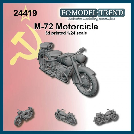 1/24 Soviet Motorcycle M72