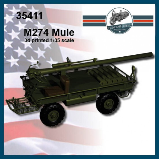 1/35 M274 4x4 Utility Platform Truck "Mule" 3D Printed Kit