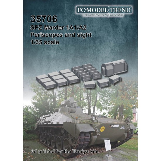 1/35 SPZ Marder 1A1 Periscopes and Sight for Tamiya kits