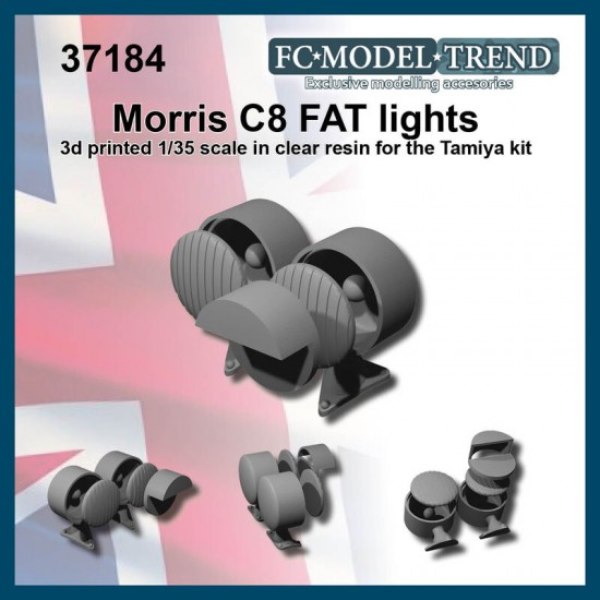 1/35 Morris C8 FAT Front Lights for Tamiya kit