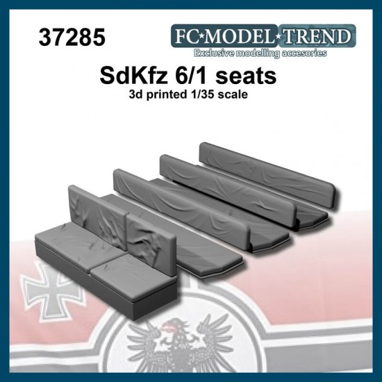 1/35 SdKfz 6/1 Seats for Bronco kit