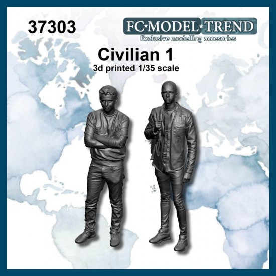 1/35 Civilian #1 (2 figures)