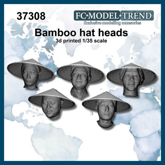 1/35 Bamboo Hat Heads