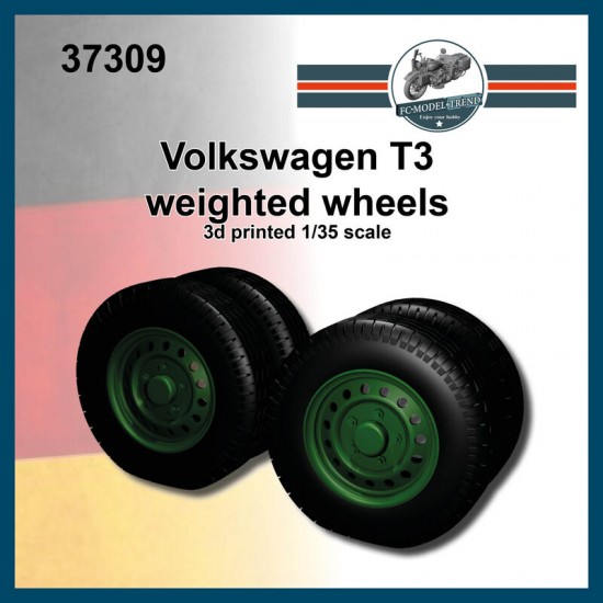 1/35 Volkswagen T3 Weighted Wheels