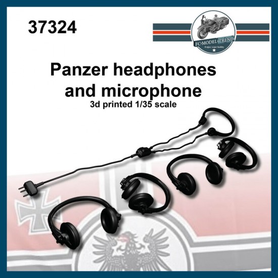 1/35 Panzer Headphones and Microphone