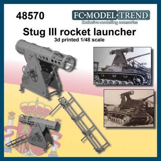 1/48 Stug III Rocket Launcher (3D print)