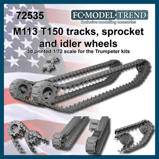 1/72 M113 T150 Tracks for Trumpeter kits