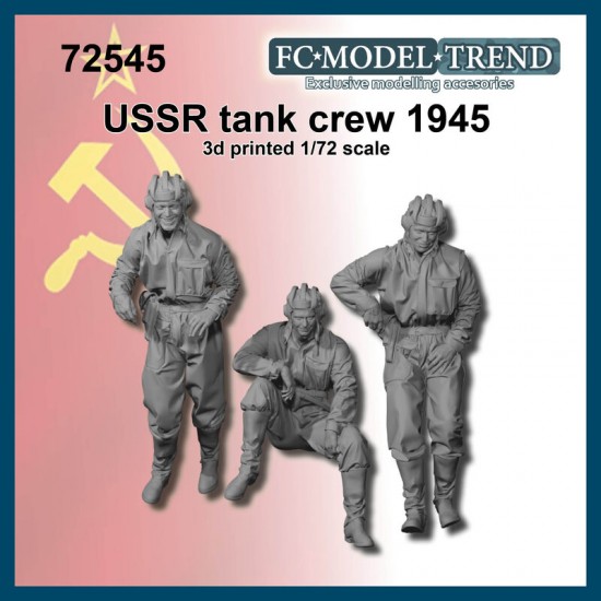 1/72 Soviet Tank Crew 1945