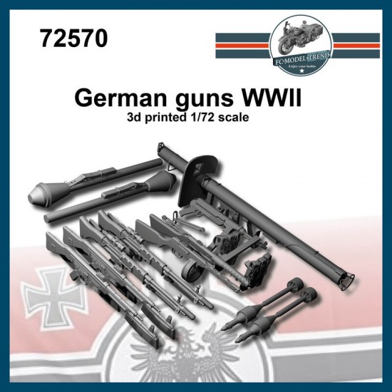 1/72 WWII German Guns