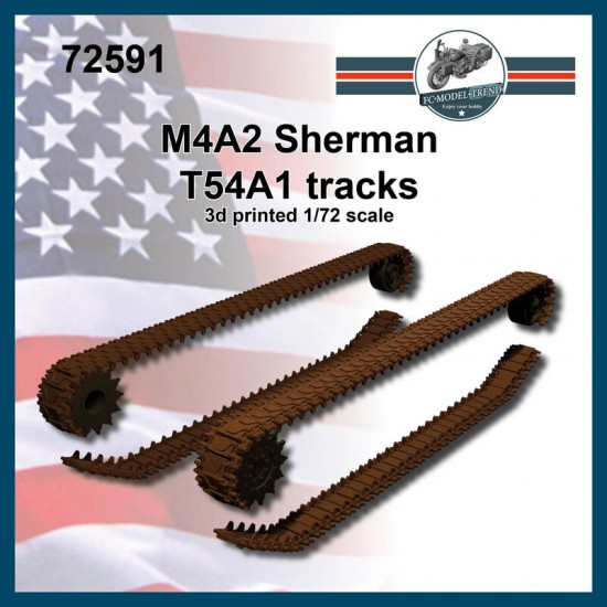 1/72 M4A2 Sherman T54A1 Tracks