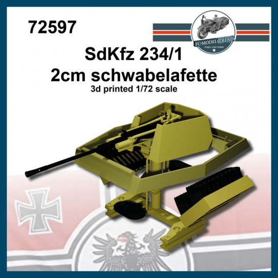 1/72 SdKfz 234/1 2cm Schebelafette