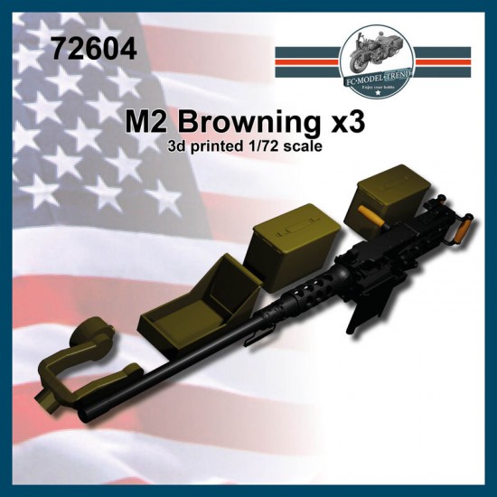 1/72 M2 Browning Machine Gun (3pcs)