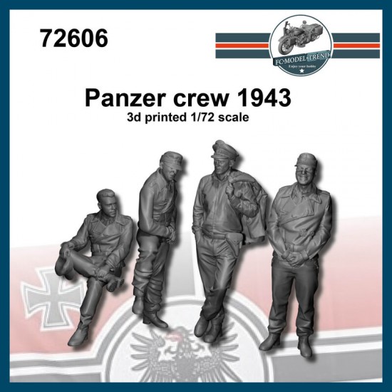 1/72 Panzer Crews 1943 (4 figures)