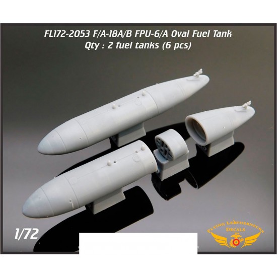 1/72 FPU-6/A Oval Fuel Tank for Early F/A-18A/B Hornet (FSD to 90's)