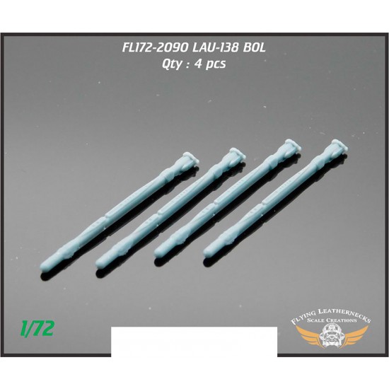 1/72 LAU-138 BOL Missile Launchers (4pcs)