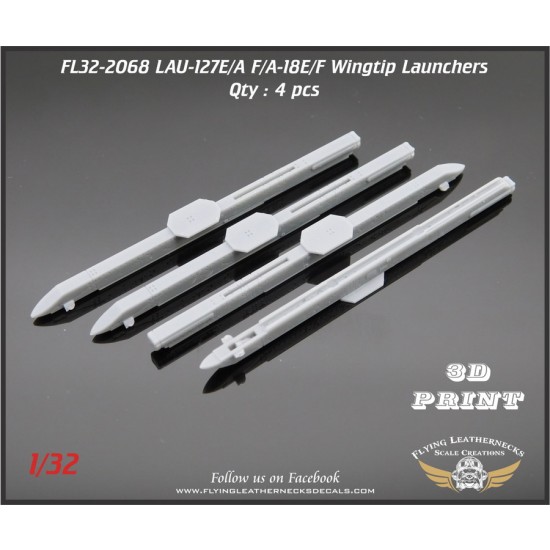 1/32 LAU-127B/A Wingtip Launcher for Trumpeter F/A-18E/F 