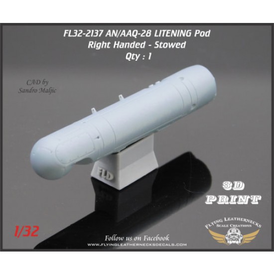 1/32 AN/AAQ-28 LITENING Pod - Right, Stowed