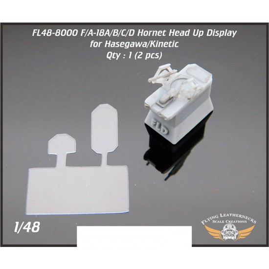 1/48 F/A-18A/B/C/D BuNo's 161353 thru 163782 HUD for Hasegawa/Kinetic kits