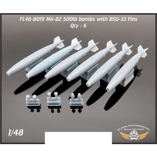 1/48 Mk-82 / BLU-111/B with BSU-33 Fin (6pcs)