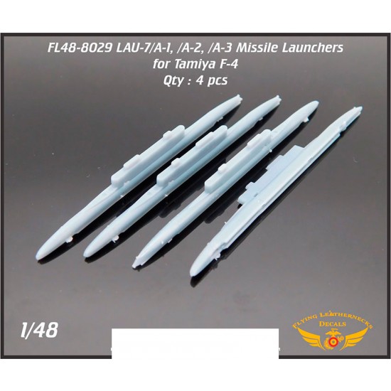 1/48 LAU-7/A-1 thru /A-3 for Tamiya F-4B 1969-1975 (4pcs)