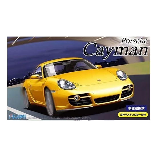 1/24 Porsche Cayman/Cayman S w/Window Frame Masking Seal (RS-20)