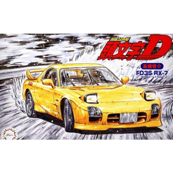 1/24 Initial D Mazda FD3S RX-7 A-spec (Takahashi Keisuke Ver.) [ISD-12]