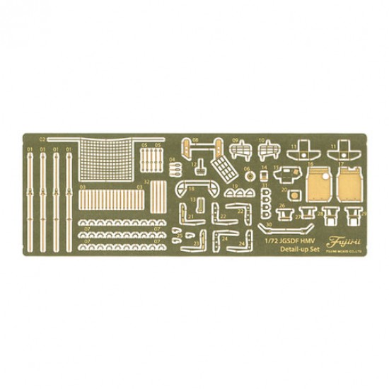 1/72 Genuine Photo-Etched Parts for JGSDF HMV (Mi-206)