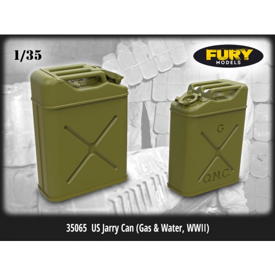 1/35 WWII US Gas and Water Jerry Can (8pcs)