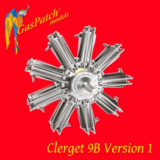 1/32 WWI Clerget 9B Version I Engine