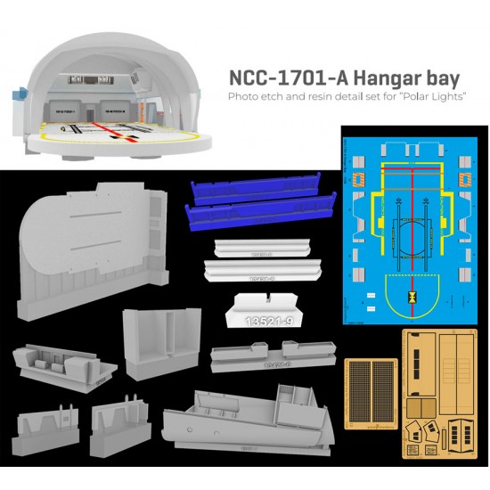 1/350 NCC-1701-A Hangar Bay for Polar Lights kits