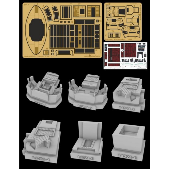 1/144 Discovery XD-1 Detail set for Moebius kit [2001: Space Odyssey]