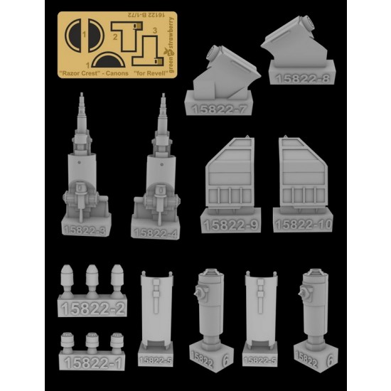 1/72 Razor Crest Canons Detail set for Revell #06781 [STAR WARS - Mandalorian]