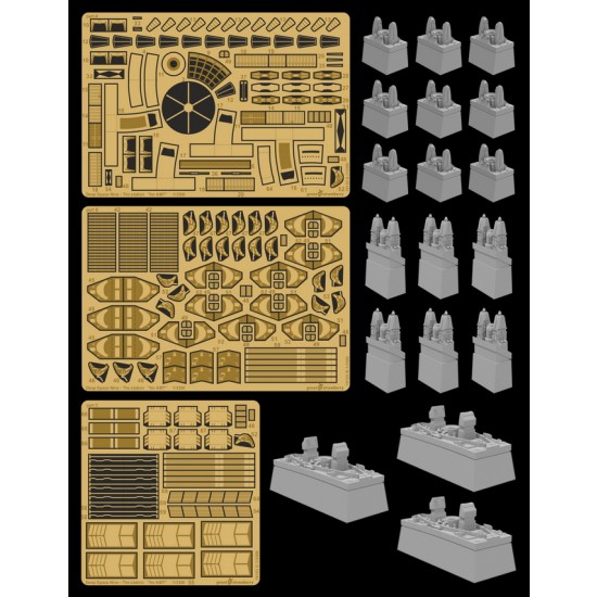 1/3300 Deep Space Nine Exterior Detail set for Polar Lights kits