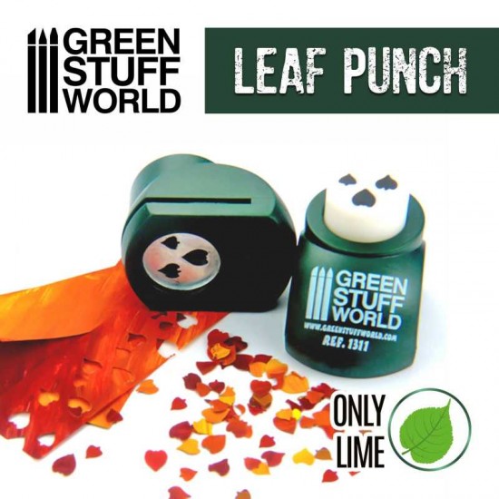 Miniature Lime Leaf Punch (1pc) for 1/30 1/22 1/16 (54mm, 70mm, 120mm scale)