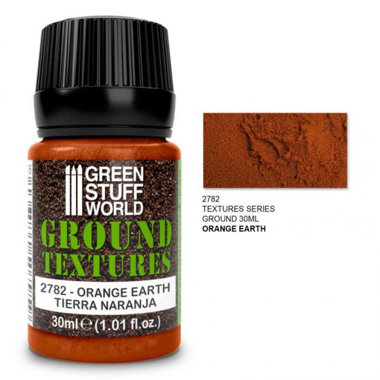 Earth Textures - Orange Earth (30ml Acrylic Textured Paste)