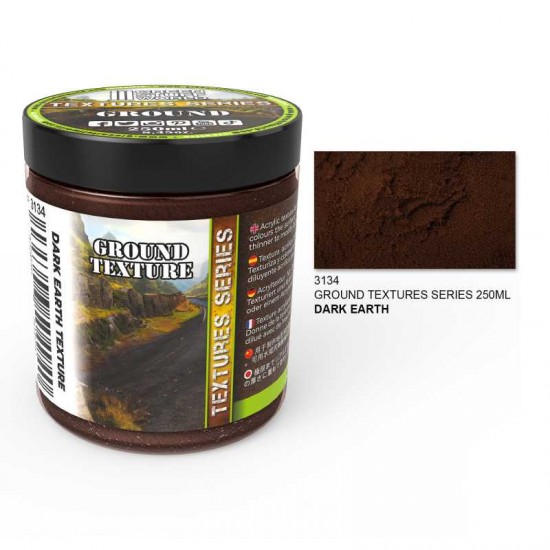 Ground Texture for Soil and Earth effects - Dark Earth (acrylic Paste 250ml)