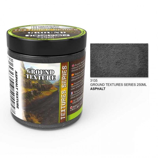 Ground Texture for Soil and Asphalt Effects - Asphalt (acrylic Paste 250ml)