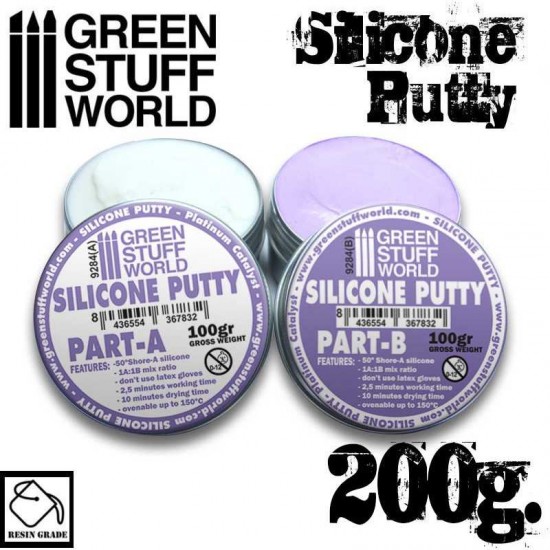 Silicone Putty (200g, 2 parts, violet)